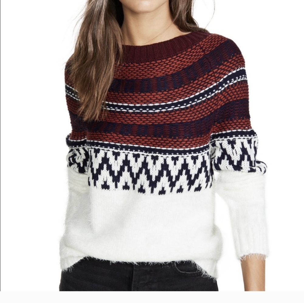 Play Fair Isle Sweater BB Dakota Sz.L NWT